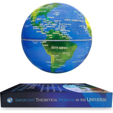 Magnetic Floating Globe with LED Gradient Night Light, Anti Gravity Globe Floating for Home Office Desk Bookshelf Decoration Anniversary Christmas Gift (with Switch)