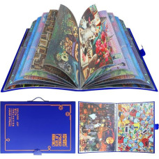 HXMARS Jigsaw Puzzle Storage Folder for 1000 Pieces: Large Capacity Puzzle Organizer Portable with 20 Pockets, Dustproof and Protective Puzzle Accessories