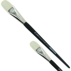 KUM 5123611 Acrylic and Oil Brush Black Line Cat Tongue Size 24 for Artists, Artist Brushes, Art Supplies