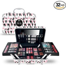 Blizgesys! Grožio dėžutės moterims, dovanų dėžutės moterims, rožinės XL makiažo paletės moterims, dėklo idėja