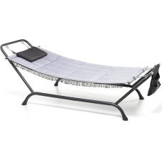 Sal Bali Hammock Frame Anthracite Tarpaulin Light Grey