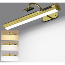 Battery Picture Light Wireless with Motion Sensor, LED Wall Light Indoor without Power Connection with Remote Control, Magnet Dimmable Wireless Wall Lamp, Picture Lighting Battery for Dart