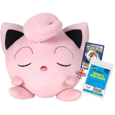 Arkero-G Compatible with Pokemon Plush Figure Pummeluff 45 cm (Sleeping) Toy - Cuddly Toy + Pummeluff Card Soft Sleeves