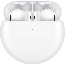 HUAWEI FreeBuds 4E, Luftähnlicher Komfort, High-Resolution Sound, Intuitive Touch-Steuerung, Intelligente Audioverbindung,26 Stunden Akkulaufzeit, Halb-in-Ear Milder Lärmreduzierung, Ceramic White