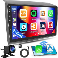 Inefala For Fiat Ducato/Citroën Jumper/Peugeot Boxer 2011-2022 Car Radio Android 2G + 64G with Wireless Carplay, Android Car, 9 Inch Touchscreen Radio with GPS, WiFi, RDS/FM, SWC, Mic, Rear View