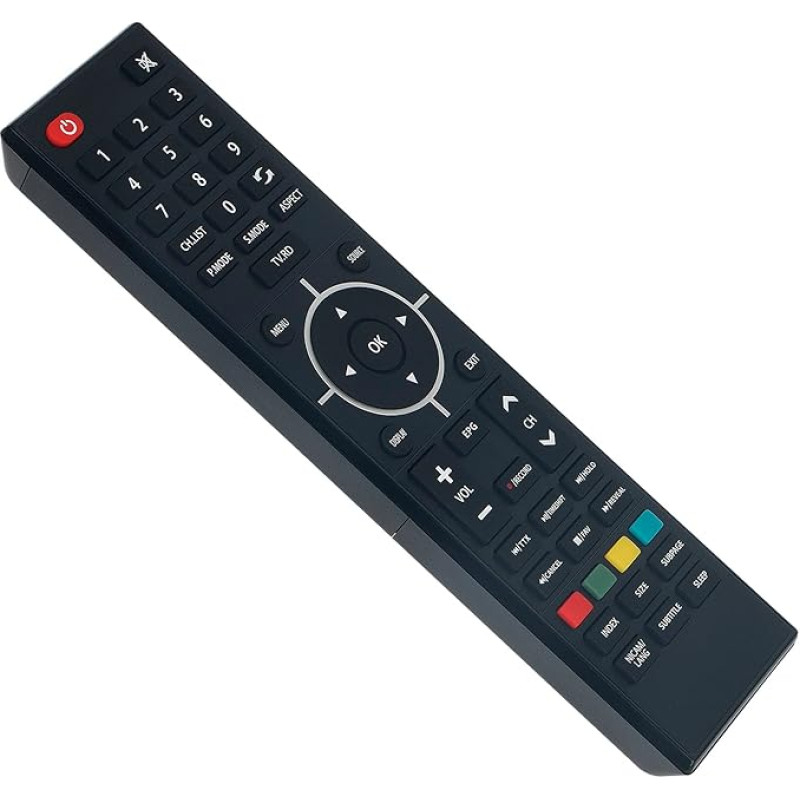 ALLIMITY Replacement Remote Control for Polaroid Alba VELTech VEL58U001UK LE-24GY15T-DVD LE-24GY15-T2-DVD LE-19GV01-DVD LE-32GCL P28RN0117E JX-8092A P28RN0038E