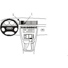 Brodit 852169 Proclip Mount for Audi A4 Avant 95-01/A4 Sedan