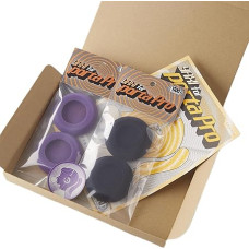 YAXI 2 Pairs Black + Purple Ear Pads for Koss PortaPro