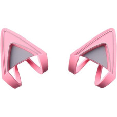 HUYUN Silicone Cat Ears Clip-on Headphones Compatible with Kraken 2019 Kraken TE Headsets (Pink)