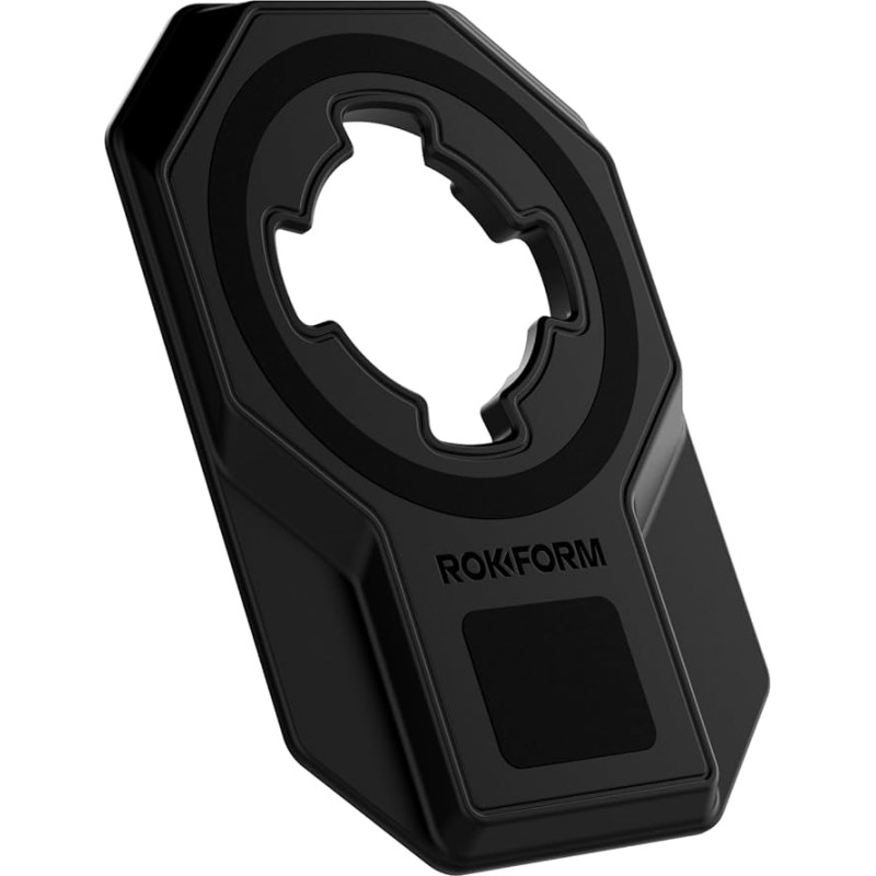 Rokform Universal Adapter, Twist Lock & Mag-Safe Compatible Magnetic Phone Holder Adapter attaches to almost any smartphone, phone case, tablet or flat surfaces with 3M