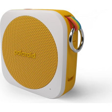 Polaroid P1 Music Player (Yellow) - Super Portable Wireless Bluetooth Speaker Rechargeable with IPX5 Waterproof and Dual Stereo Pairing