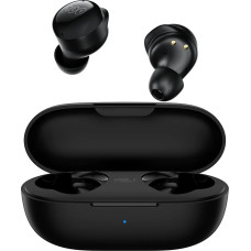 QCY Bluetooth Earbuds T17 Wireless Earbuds with Charging Case Waterproof Stereo Headphones in Ear Built in Mic Headset Touch Control Premium Sound for iPhone Android, Black