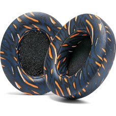 WC Wicked Cushions Replacement Ear Pads for Beats Studio 2 & 3 (B0501, B0500) Wired & Wireless | Does Not Fit Beats Solo | Softer Leather, Improved Foam and Stronger Adhesive | Navy Tiger