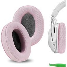 Geekria PRO Extra Thick Mesh Replacement Ear Pads for Logitech G Pro, G Pro X, G Pro X 2, G Pro X League of Legends Edition, Ear Pads, Headset Earpads (Pink) EJZ215-09