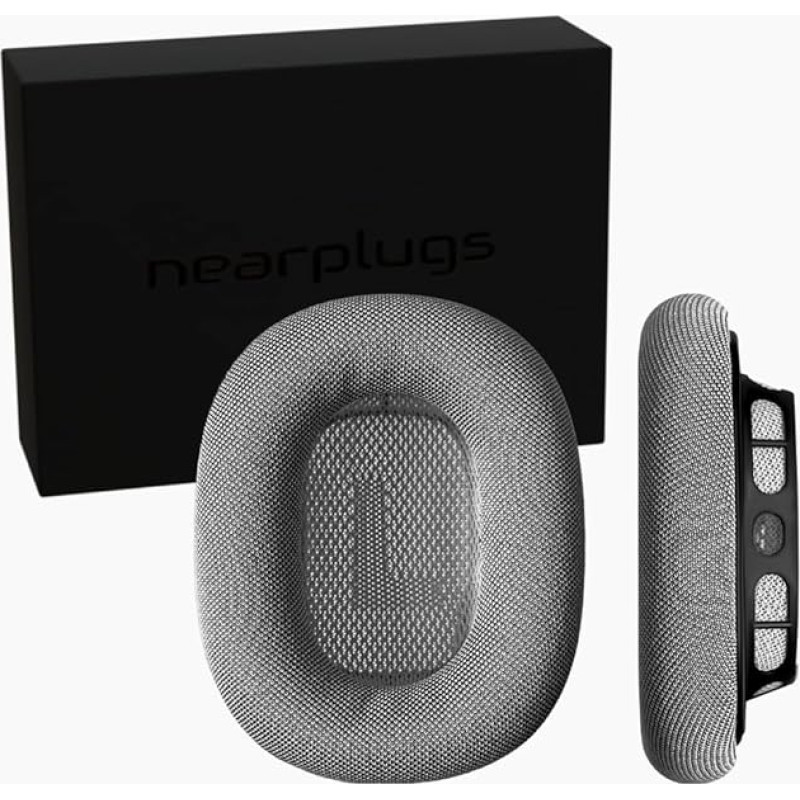 Nearplugs - Ear Pads for AirPods Max | 1 Pair | Made of Three Layers - Mesh, Silicone & Memory Foam | Ear Cushions