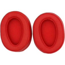 Aiivioll Replacement Ear Pads for Sony WH-H900N (h.ear Series Wireless) and MDR-100ABN (h.Ear on Wireless) Headphones - Protein Leather Repair Parts - WH-H900N (Red)