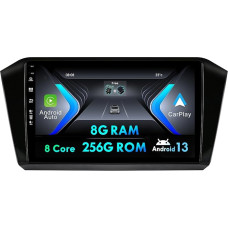 2 DIN 10 Inch IPS Android Car Radio for VW Passat B8 2015-2019 with GPS Navigation Support Bluetooth DAB USB Carplay Android Car WLAN 4G MirrorLink RDS USB DSP 8G + 256G