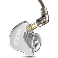 keephifi CCA CRA Wired In-Ear Headphones Monitors Headphones with 2 Pin Detachable Cable, Ultra Thin Membrane, Dynamic Driver, IEM, Clear Sound and Deep Bass, with