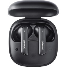 Intenso Buds Pro TWS True Wireless Headphones T510HAE with Hybrid ANC, ENC, Bluetooth and up to 35 Hours of Music Playback, Black