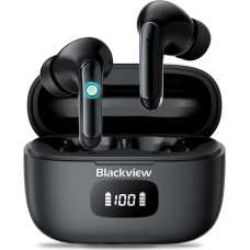 Blackview Bluetooth Headphones, AirBuds 8 Headphones Wireless Bluetooth 5.3, Dual Noise Cancelling Headphones In Ear, Touch Sensors In Ear Headphones, 56H Playtime, LED Display