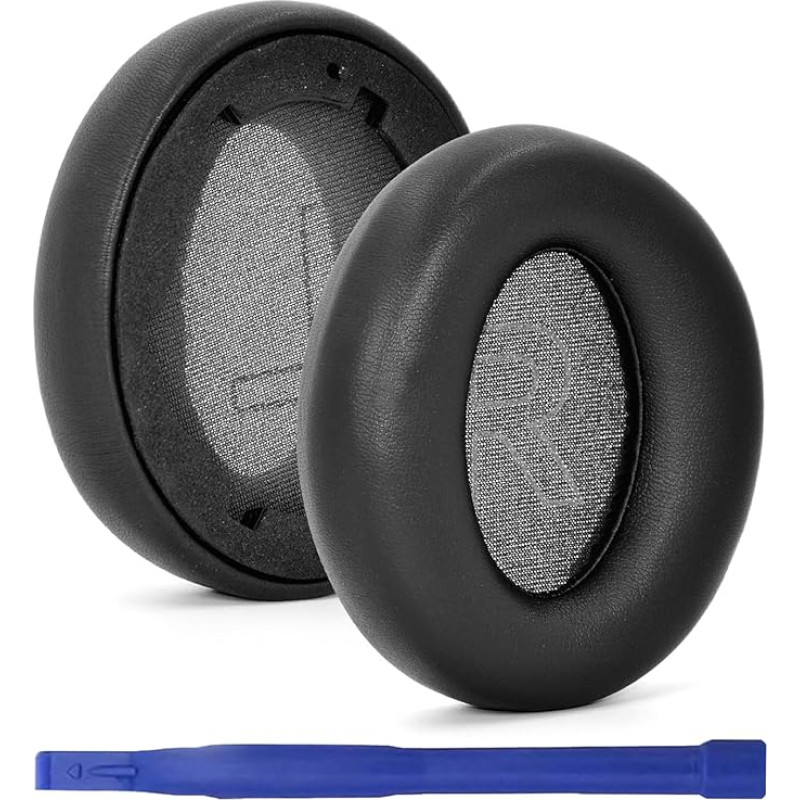 Aiivioll Replacement Ear Pads for Anker Soundcore Life Q20 / Q20BT Headphones Earpads Headset Repair Parts with Protein Skin and Memory Foam Black