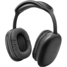 JAZ SBS Neo Wave Wireless Headphones with Ear Pads and Padded Headband, USB-C Charging Cable Included, 18 Hours Consecutive Use, Black