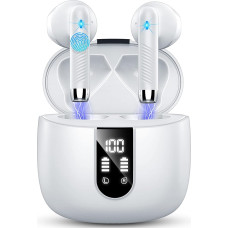 Aotonok Wireless In-Ear Earbuds, Bluetooth 5.3, with ENC, Mic, 40-Hour In-Ear Earphones, IP7 Waterproof, LED Display, USB-C