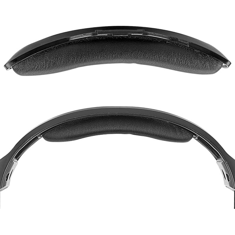 Geekria Headband Pad Compatible with Astro A40 TR Headphones Replacement Band, Headset Headband Cushion Cover Repair Part (Black)