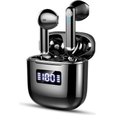 Bluetooth 5.3 Kopfhörer Kabellos Bluetooth Kopfhörer In Ear mit ENC 4 Mics, In-ear Ohrhörer Bluetooth mit LED Digitalanzeige, HiFi Stereoklang, IP7 Wasserdicht, 25 std Spielzeit für Arbeit und Reisen