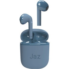 JAZ SBS Silk True Wireless Stereo In-Ear Headphones with Charging Case, Built-in Microphone, for Music, Calls, Voice Assistant, 5 Consecutive Hours, Blue, Unique