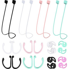 YTOOK Ear Hooks for Earbuds, Anti-lost Airpods Ear Hooks, Silicone Soft Ear Hook Tips, Compatible with Most Bluetooth Headphones for Sports, Running, Jogging, Cycling (4 Pack)