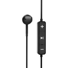 Energy Sistem Earphones Bluetooth Style 1 Space Headphones with Microphone (Bluetooth 5.1, 8h Battery, Crystal Clear Sound, Type C) - Black