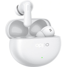 OPPO Enco Air4 Pro True Wireless Earphones, 44h Autonomy, Titanium Driver 12.4 mm, Bluetooth 5.4, Touch Controls, AI Noise Cancellation, Android and iOS, IP55, [Italian Version] White