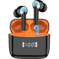 Bluetooth Headphones, Wireless Bluetooth 5.3 Sports In-Ear Headphones, Touch Control with LED Display, IPX7 Waterproof, ENC Call Noise Cancelling Noise Reduction, 50 Hours Playtime, Earbuds