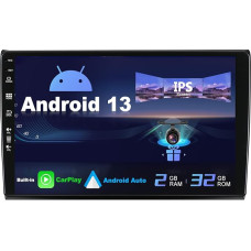 SXAUTO Android 13 IPS Car Radio for Fiat Bravo (2006-2012) - Built-in CarPlay/Android Car - Reversing Camera Free - 2G + 32G - Steering Wheel Control DAB Fast Boot WiFi DSP Bluetooth - 2 DIN 9 Inches