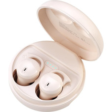 Sleep Earbuds for Side Sleeping Soft Bluetooth Purple Headphones Spy Earpiece Hidden Invisible Mini Small Wireless Earphones Noise Cancelling Ear Buds for Small Ears Music Work for iPhone Android