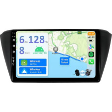 YUNTX [6GB+128GB] Android 12 Car Radio for VW Skoda Fabia (2015-2019) [Built-in CarPlay/Android Car/DSP/GPS] 9 inch IPS 2.5D Camera + MIC-DAB/Mirror Link/Bluetooth 5.0 360 K. camera/steering wheel control