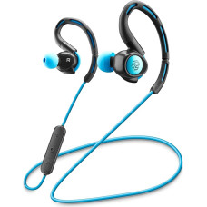 Music Sound ATHLETY Bluetooth Headset for Sports with IPX4 Certification and Flexible Headband - Blue