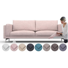 comfortly NOCKEBY 3 vietų sofos dangtelis pakeitimo Slipcover Heavy Duty 7 dalių Pet ir dėmių atsparus patvarus Nano Tech audinys lengva valyti ir pakeisti