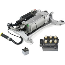 Luftfeder,Luftfederung Luftfederung Kompressor & Halterung & Magnet Für Porsche Für Cayenne 955 Für VW Für Touareg 7L0616007A 7L0616007B 7L0616007C