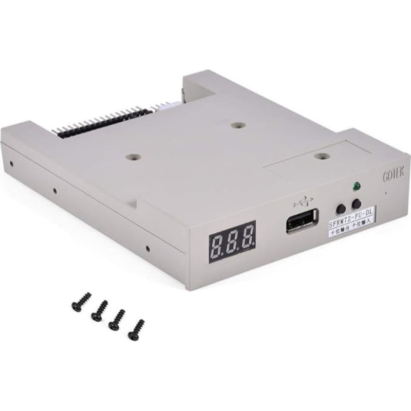 Floppy Disk 5V DC USB Floppy Drive SFRM72-FU-DL Floppy Reader USB USB Flash Floppy Drive Tinka Korg Roland elektriniams vargonams su 720 KB Floppy Drive, numatytasis nustatymas