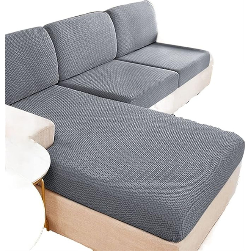 THUCHENYUC Magic Sofa Cover Stretch Waterproof Slipcovers Resistant Universal Sofa Cover Elastic Anti-Slip Spandex Universal Sofa Cover Couch Cushion (spalva: 1, dydis: M)
