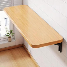 ZDFTGKM An der Wand montierter, Faltbarer Schrein-Altartisch-Aufbewahrungsstatuenständer mit Metallregal, Gebetsmeditationsangebot für Zuhause, Büro, Schlafzimmer, Küche. (Holz, 80 x 30 cm)