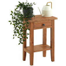 IDIMEX BOSSONS 1 stalčių stalelis iš raudonmedžio masyvo Juodos spalvos metalinė rankenėlė Papildomas laikymo skyrius Idealiai tinka kaip naktinis staliukas, gėlių taburetė, augalų taburetė ar nedidelis sandėliukas