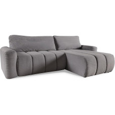 MEBLINI sofa-lova su lovos dėže - maža kampinė sofa su miego funkcija - sofa su poilsio funkcija ir pagalvėle - maža L formos sofa - kampinė sofa - 