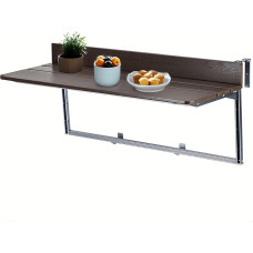 Balkono klaviatūra su rankine, viršutinė viršutinė klaviatūra, viršutinė viršutinė viršutinė klaviatūra, klaviatūra su ablageflächen, plokščia viršutinė balkono klaviatūra, balkono klaviatūra Klein (80 * 37 cm / 31.4 * 14.5in)