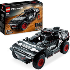 LEGO 42160 Technic Audi RS Q e-tron RC ralio automobilio žaislas, Dakaro ralio visureigis, programėle valdomas RC automobilis su Control+, dovana berniukams, mergaitėms ir gerbėjams nuo 10 metų konstruoti
