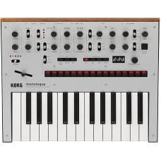 Korg Monologue Monophonic Analog Synthesizer with Presets -Silver (MONOLOGUESV)