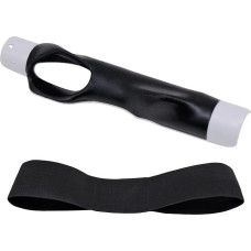 Mudoulu Golf Grip Trainer, Golf Grip Training Aid with Golf Swing Trainer, Golf Grip Practice Aid Tool for All Golfers, Improve Your Swing Posture, Grey/Blue