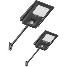 JACKYLED Solar Lights for Outdoors, Outdoor Lamp with Motion Sensor, IP65 Waterproof Solar Light (Pack of 2)